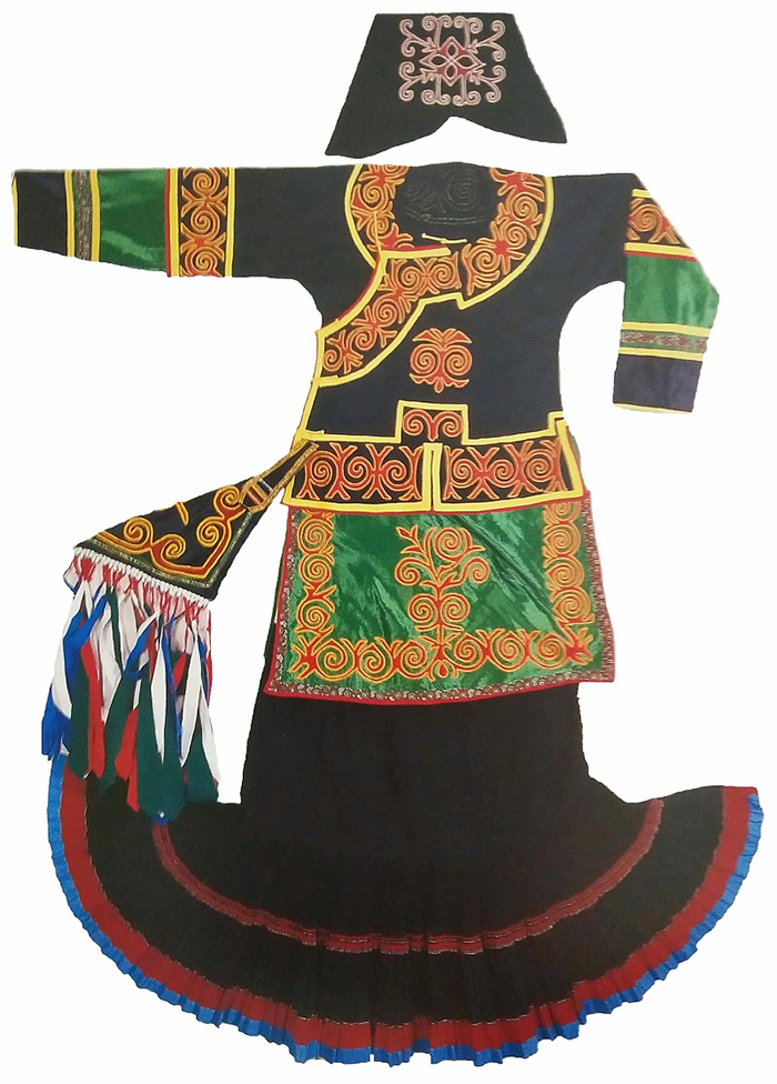 小凉山彝族服饰特点、图案(图片)的文化内涵及现实意义(图6) 小凉山彝族服饰特点、图案(图片)的文化内涵及现实意义(图6)
