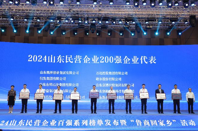 滨州市18家民企上榜山东民营企业200强 资产总额列全省第一