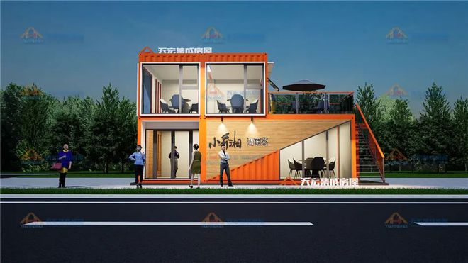 集装箱餐饮建筑设计工业感餐厅集装箱(图4) 集装箱餐饮建筑设计工业感餐厅集装箱(图4)
