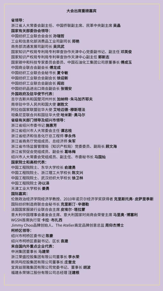 汇全球尖端智慧启纺织新质新篇！2024第七届世界布商大会胜利召开(图4)